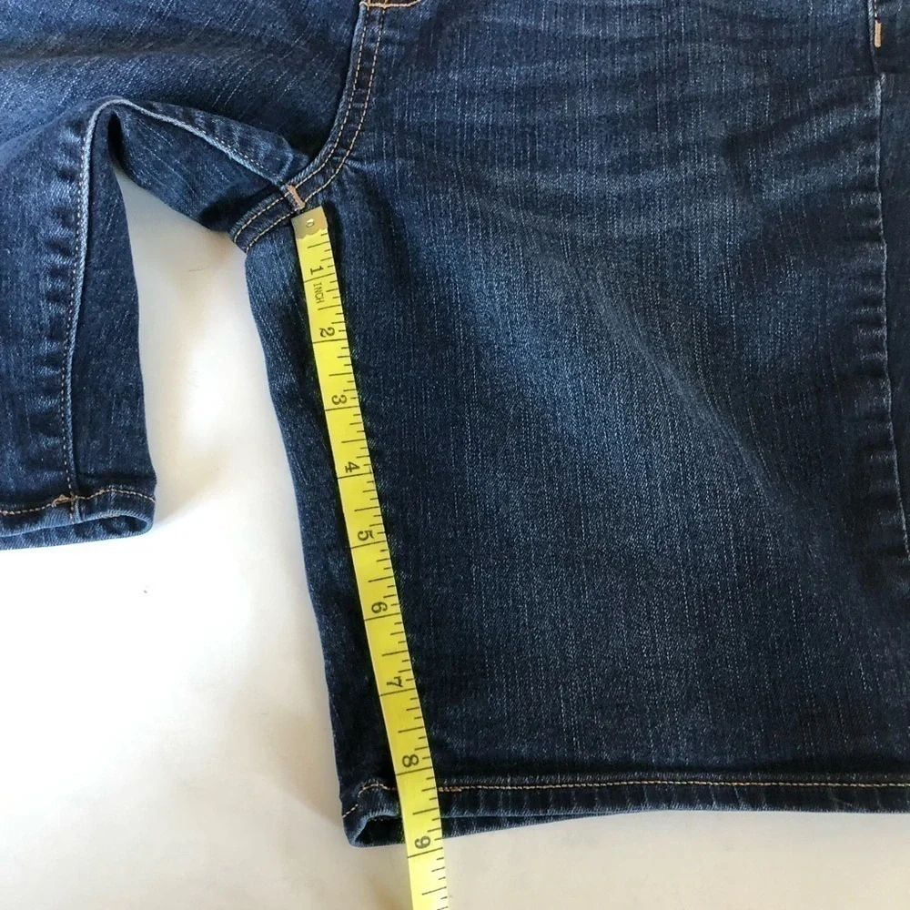 Old Navy Girls Stretch Bermuda Denim Shorts Size 16Y